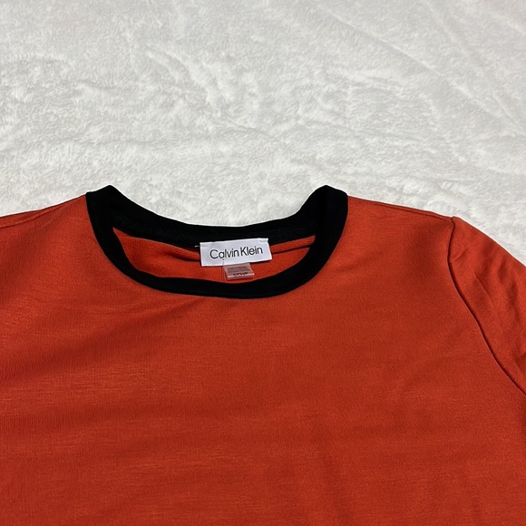 Calvin Klein Women's Short Sleeve Logo T-Shirt Dress - Picture 5 of 6